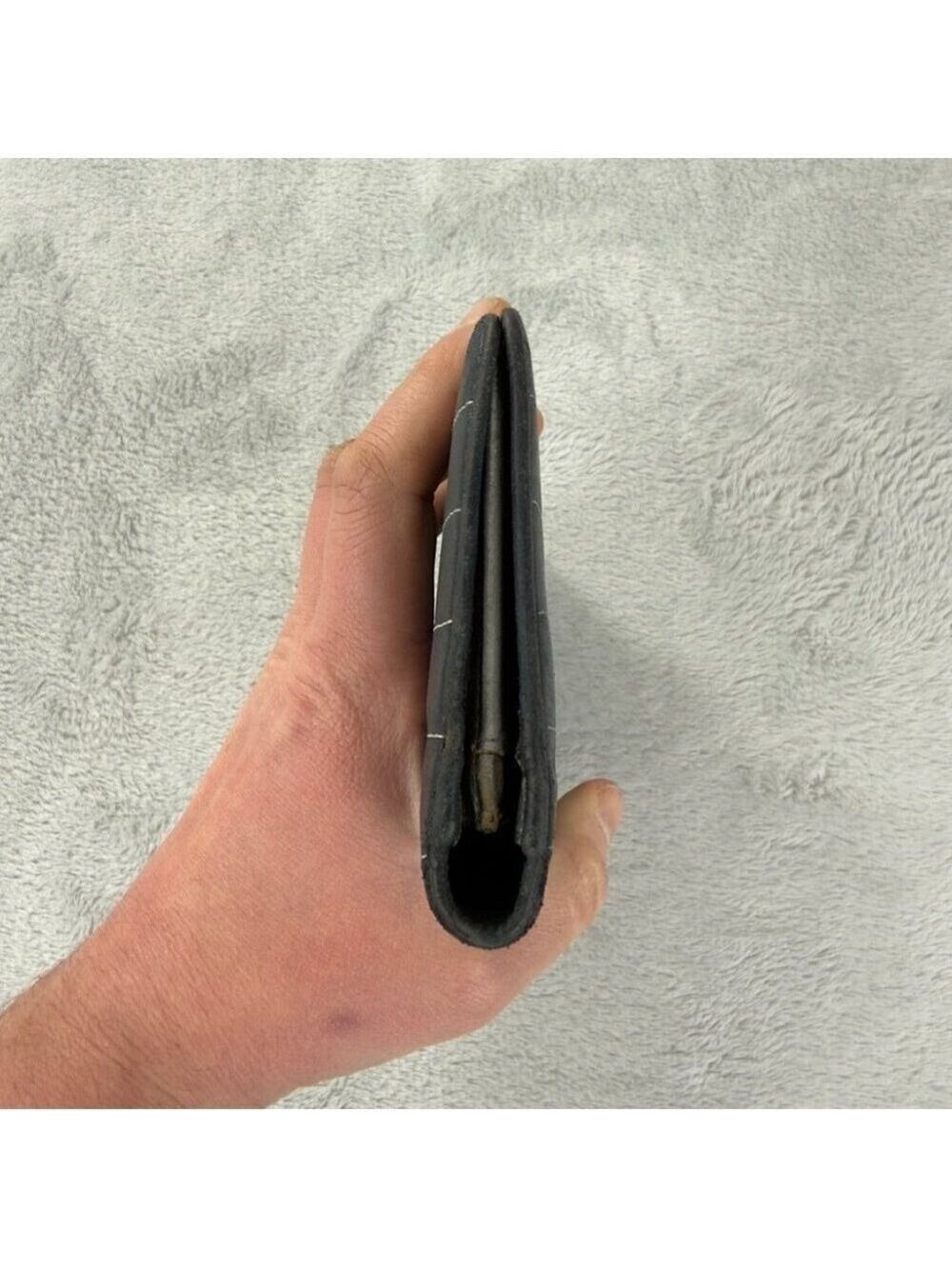 Chanel Black Leather Bifold Wallet Embroidered - Picture 13 of 16